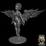 Female Angel Resin Miniature Model - Seraphim/Erinyes I Nude I Dungeons & Dragons I TTG I RPGs