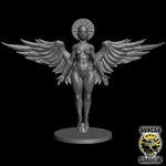 Female Angel Resin Miniature Model - Seraphim/Erinyes I Nude I Dungeons & Dragons I TTG I RPGs