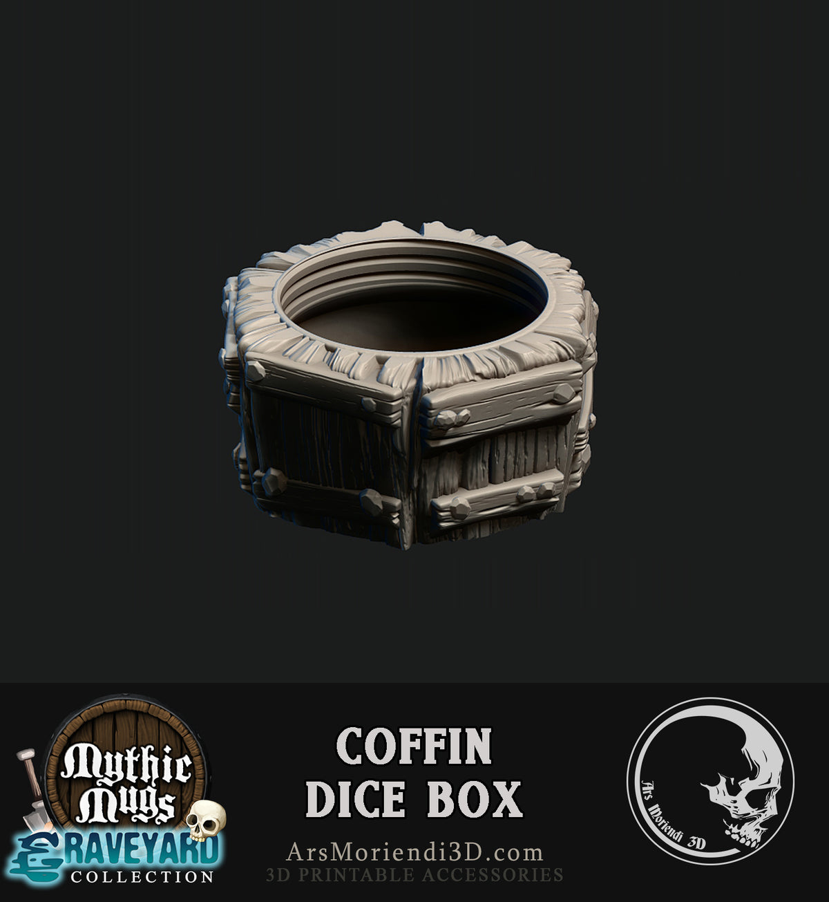 Mythic Dice Boxes – Monster Collection | Creepy Dice Vaults for Tabletop Gamers