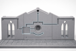 War Masters Court – Dark Fantasy Throne Room Terrain Kit | LED‑Ready PLA Gothic Diorama (28–32mm)