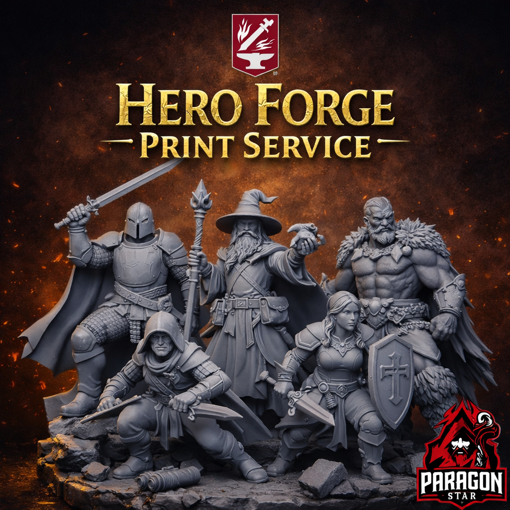 Hero Forge UK Printing Service – High‑Detail Resin Miniatures for D&D