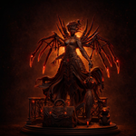 Carmilla Voss, The Crimson Widow – Premium Gothic Vampire Display Model | Ultra‑Detail 3D Printed Resin Figure