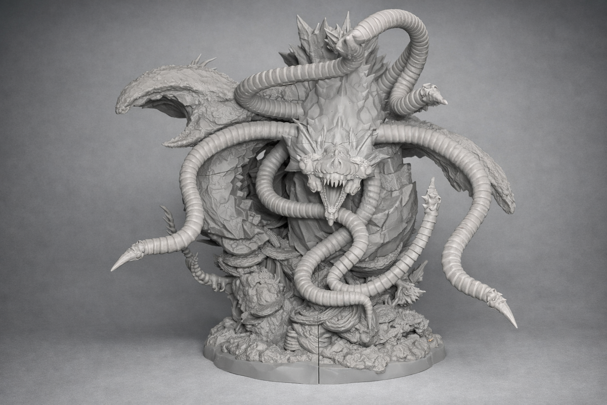 ABYSSAL KING - Epic Model Miniature Kit| Dungeons and dragons | Cthulhu| Pathfinder