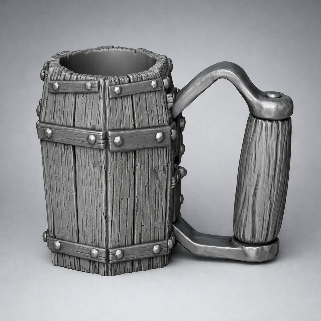 Mythic Monster Mugs – Orc | Lich | Coffin | Mimic | Treasure | Can Holders for Tabletop Gamers