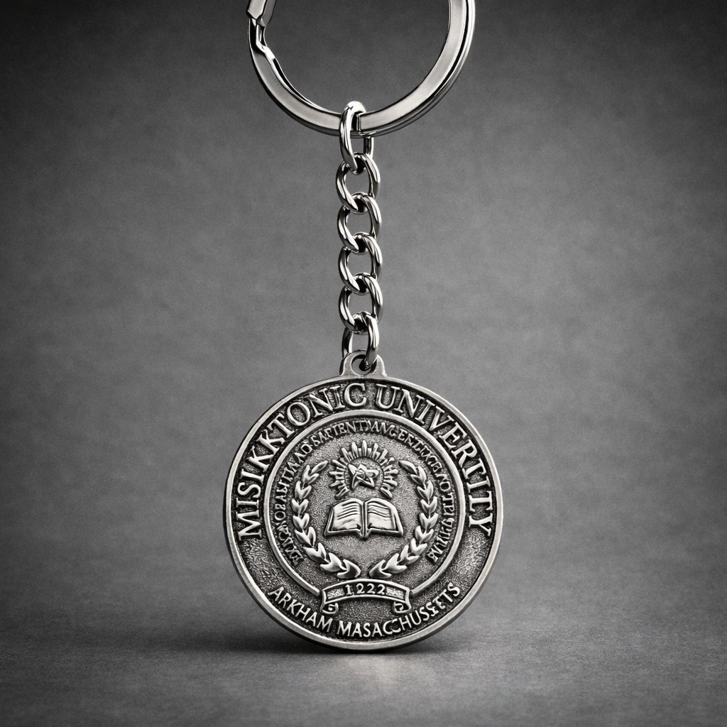 Miskatonic University Keyring – Lovecraftian Collectible Keychain Gift