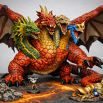 DRAGON GOD (Tiamat) - EPIC Sized Model Kit | Dungeons and dragons | Pathfinder | War Gaming