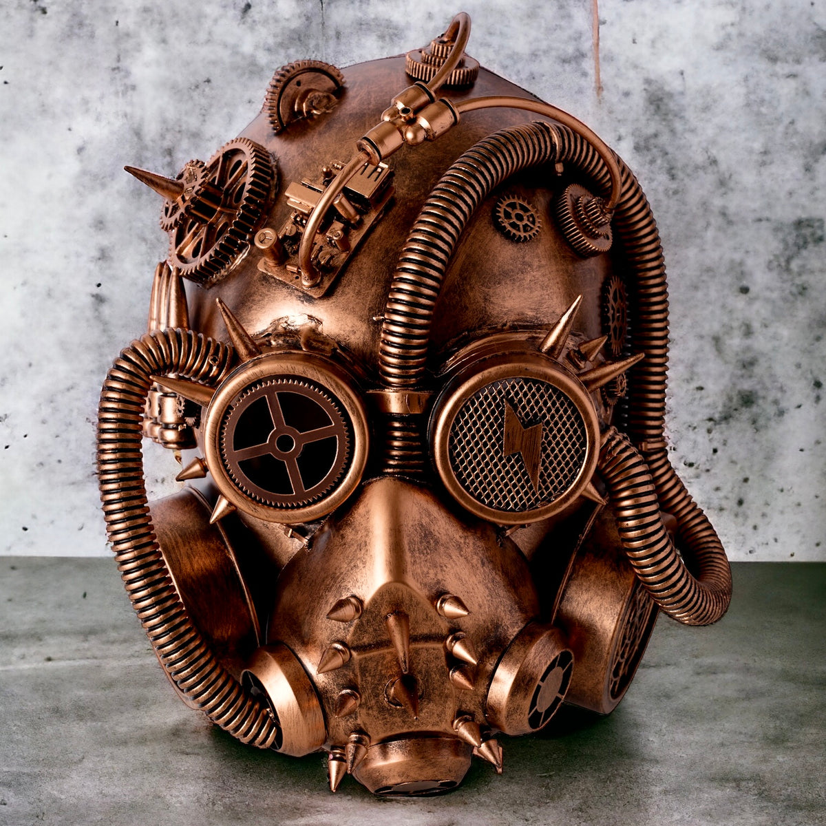 Handmade Steampunk Sci Fi Mask for Desk or Wall Display