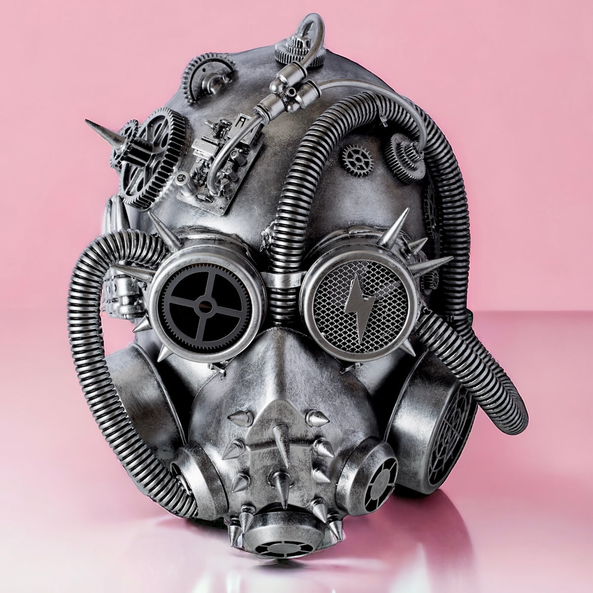 Handmade Steampunk Sci Fi Mask for Desk or Wall Display