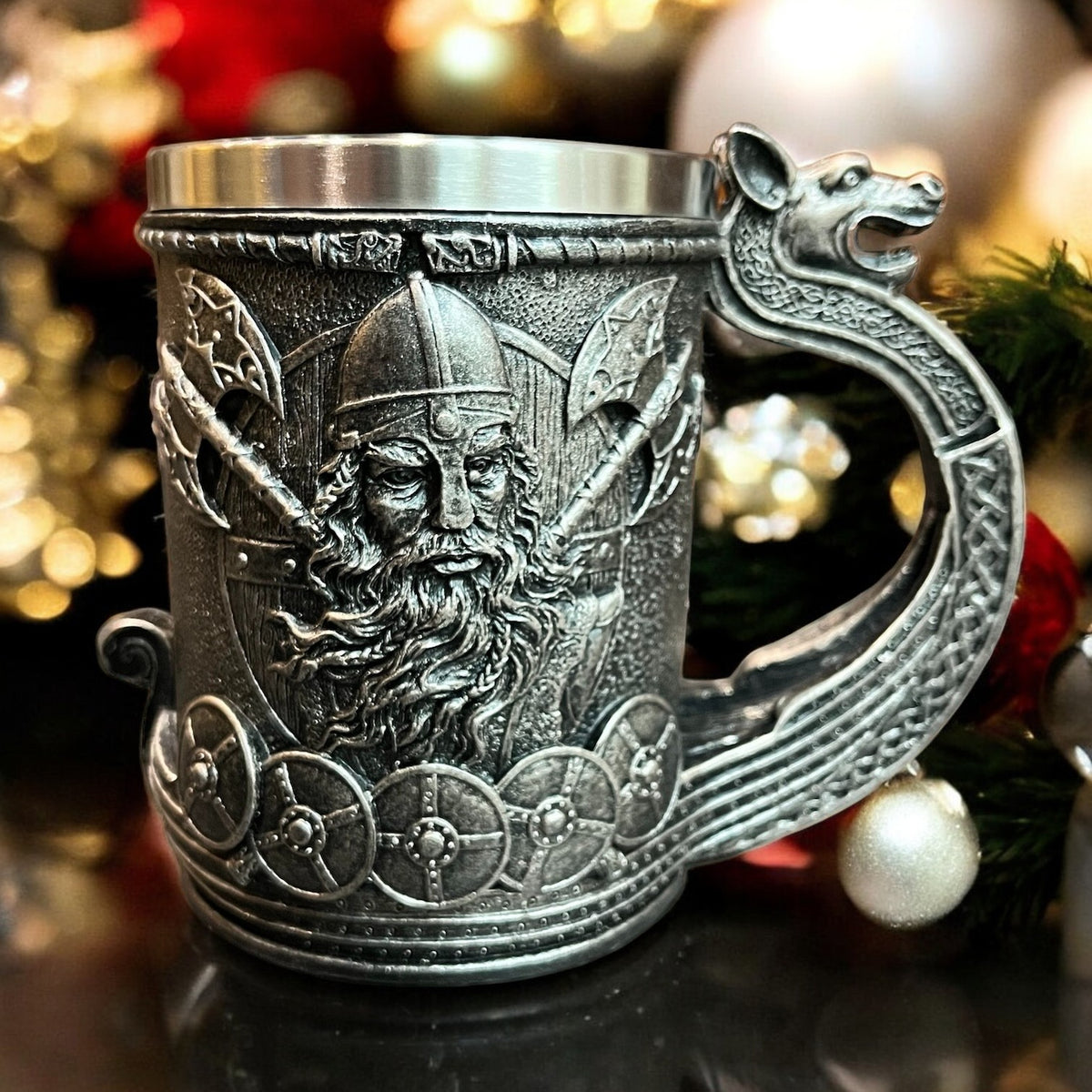 Viking Longship Norse Tankard Mug