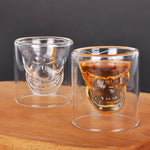 Skull Glass | 250ml | Floating Skull | BBQ Halloween Party