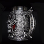 Dungeon Master Tankard "The Demon Summoner Edition" Unique Hand-Painted Tankard