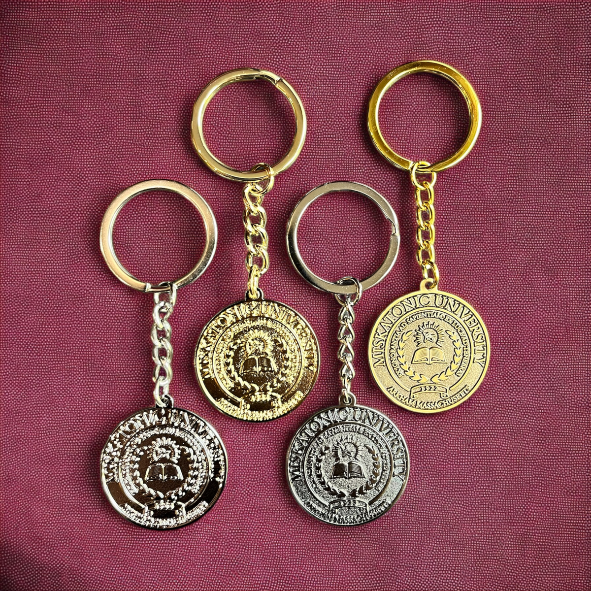 Miskatonic University Keyring Keychain | Cthulhu | Lovecraft | Mythos | Arkham Horror | Eldritch