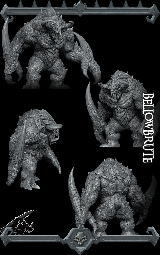 BELLOWBRUTE - Miniature | All Sizes | Dungeons and Dragons | Pathfinder | War Gaming