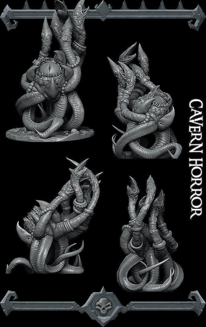 CAVERN HORROR - Miniature | Dungeons and dragons | Cthulhu | Pathfinder | War Gaming