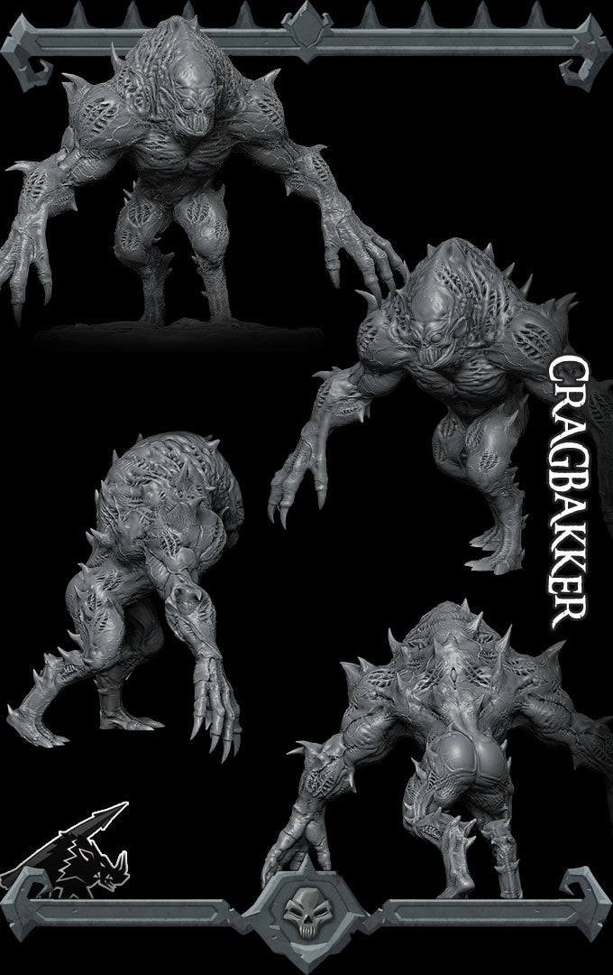 CRAGBAKKER - Miniature | Dungeons and dragons | Cthulhu | Pathfinder | War Gaming