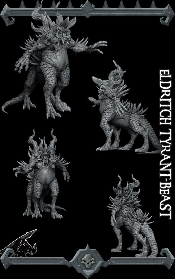 ELDRITCH TYRANT-BEAST - Miniature | All Sizes | Dungeons and Dragons | Pathfinder | War Gaming