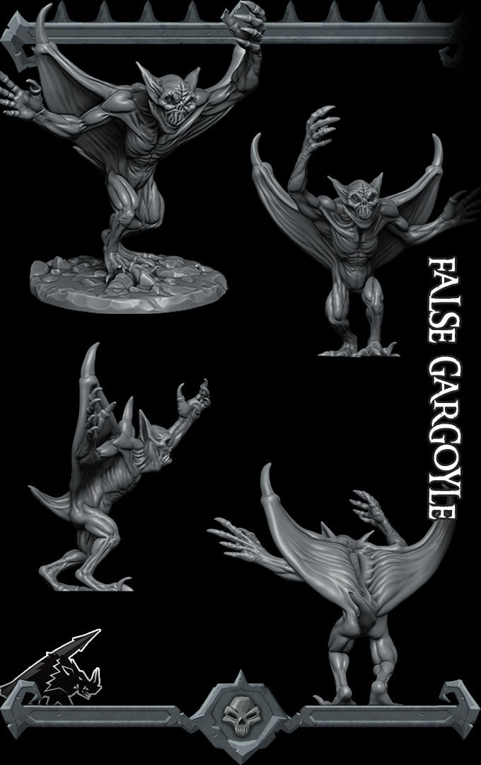 FALSE GARGOYLE - Miniature | Dungeons and dragons | Cthulhu | Pathfinder | War Gaming