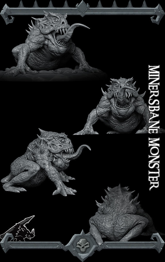 MINERSBANE MONSTER - Miniature | All Sizes | Dungeons and Dragons | Pathfinder | War Gaming