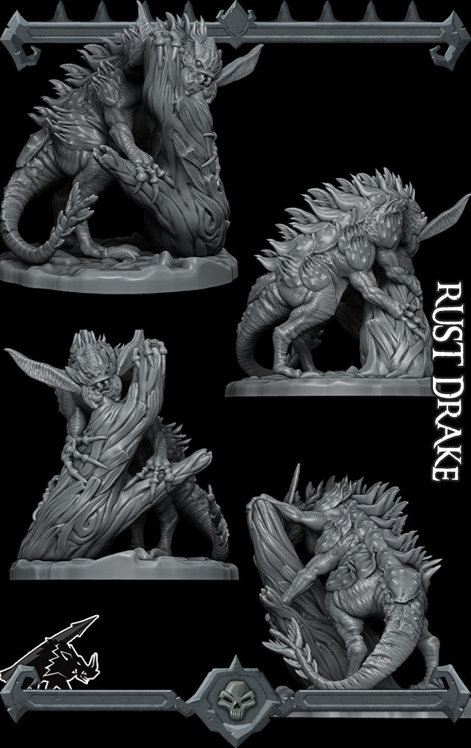 RUST DRAKE - Dungeons and dragons | Cthulhu | Pathfinder | War Gaming| Miniature Model