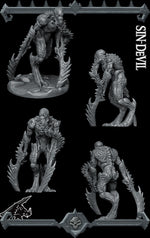SIN DEVIL - Miniature | All Sizes | Dungeons and Dragons | Pathfinder | War Gaming
