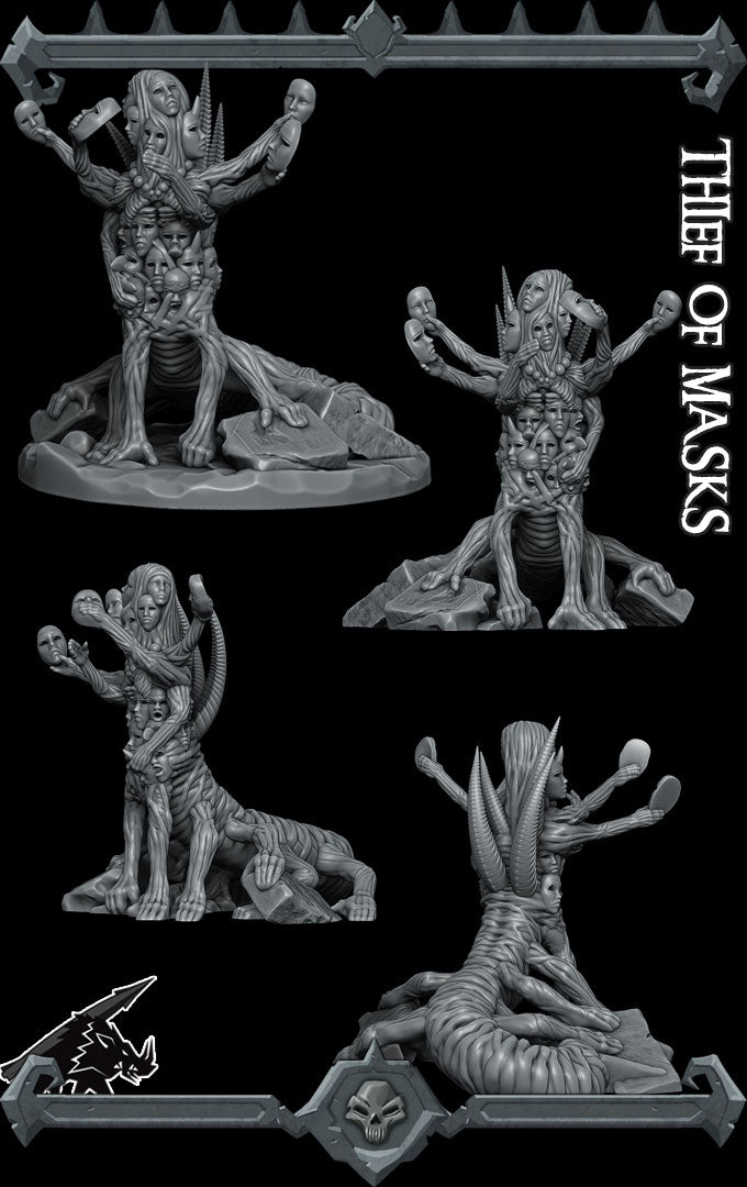 THIEF OF MASKS - Miniature | All Sizes | Dungeons and Dragons | Pathfinder | War Gaming