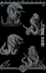 TUNNEL SQUID- Miniature | All Sizes | Dungeons and Dragons | Pathfinder | War Gaming