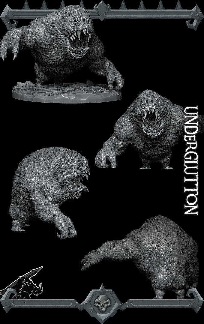 UNDERGLUTTON - Miniature -All Sizes | Dungeons and Dragons | Pathfinder | War Gaming