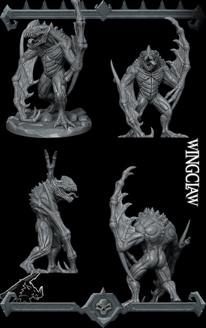 WINGCLAW - Miniature | Dungeons and dragons | Cthulhu | Pathfinder | War Gaming