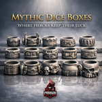 Mythic Dice Boxes – Core Class Dice Vaults | D&D & RPG Dice Storage | Choose Your Class!