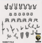 Woodland Animal Folk Multipart Kits - Resin Miniatures for DnD | Tabletop Gaming
