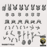 Woodland Animal Folk Multipart Kits - Resin Miniatures for DnD | Tabletop Gaming