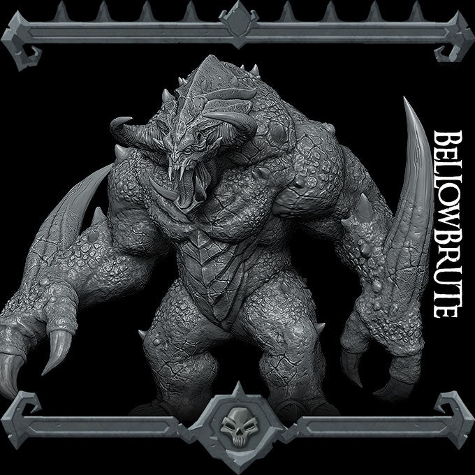 BELLOWBRUTE - Miniature | All Sizes | Dungeons and Dragons | Pathfinder | War Gaming