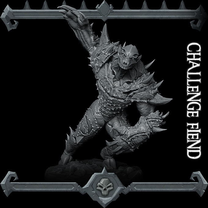 CHALLENGE FIEND - Miniature | Dungeons and dragons | Cthulhu | Pathfinder | War Gaming