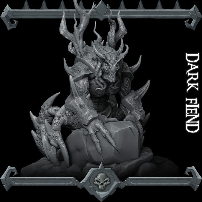 DARK FIEND - Miniature -All Sizes | Dungeons and Dragons | Pathfinder | War Gaming