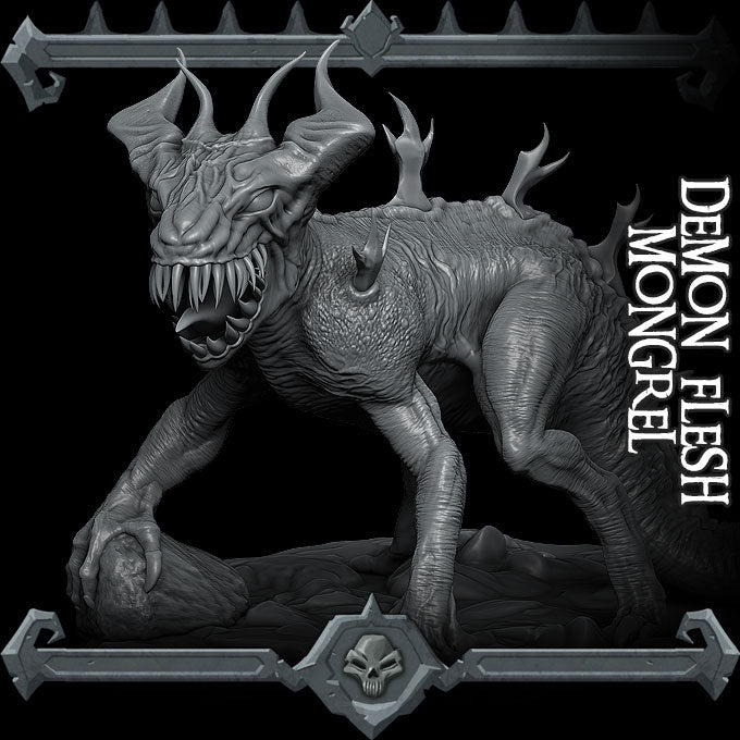 DEMON FLESH MONGREL - Miniature -All Sizes | Dungeons and Dragons | Pathfinder | War Gaming