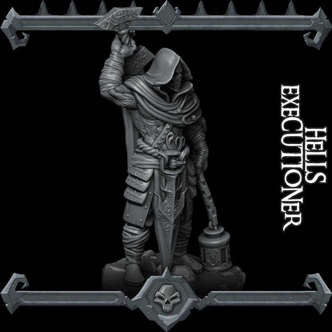 HELL'S EXECUTIONER - Miniature | All Sizes | Dungeons and Dragons | Pathfinder | War Gaming