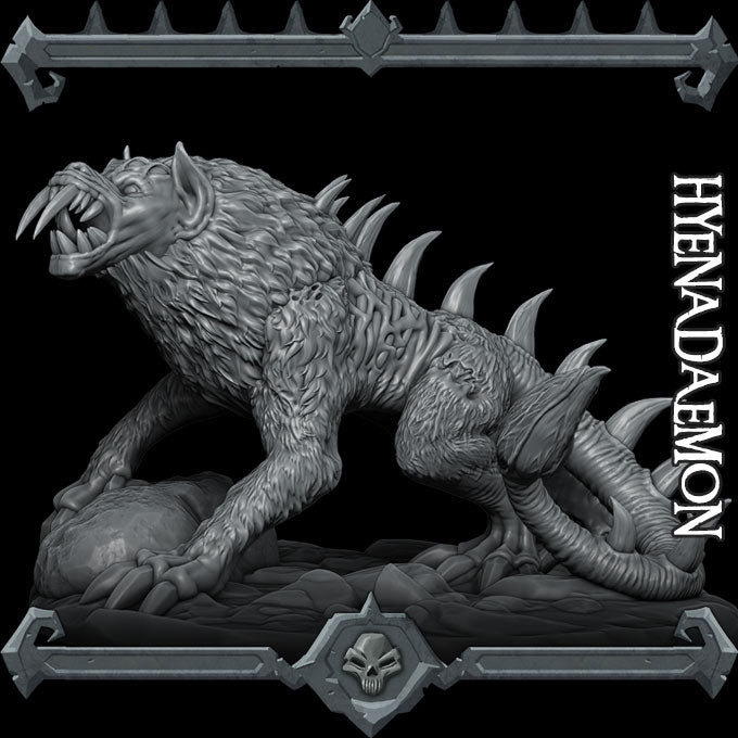HYENADAEMON - Miniature - All Sizes | Dungeons and Dragons | Pathfinder | War Gaming