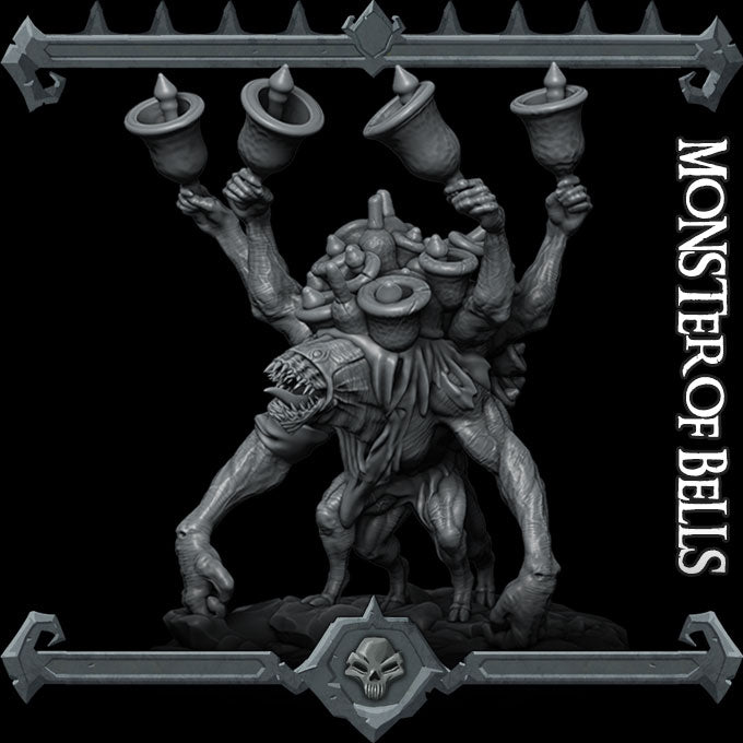 MONSTER OF BELLS - Miniature | All Sizes | Dungeons and Dragons | Pathfinder | War Gaming