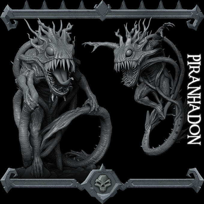 PIRANHADON - Miniature | All Sizes | Dungeons and Dragons | Pathfinder | War Gaming