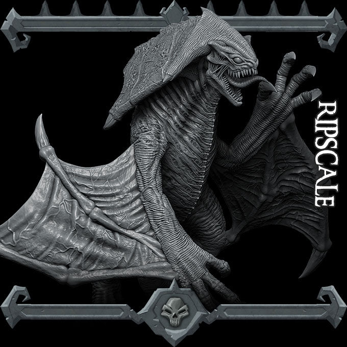 RIPSCALE DRAGON - Miniature | Dungeons and dragons | Cthulhu | Pathfinder | War Gaming