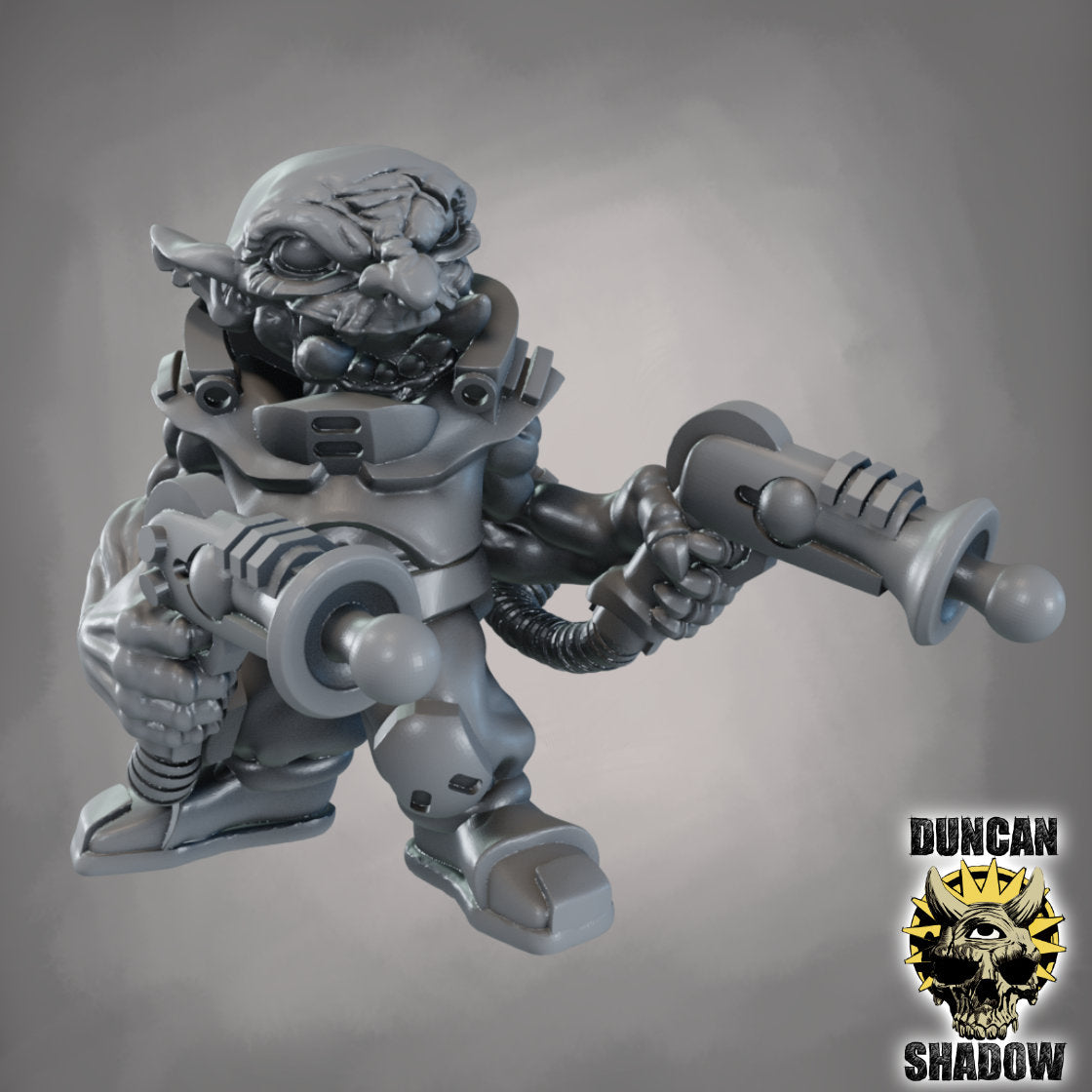 SciFi Goblins x 3 Miniatures for DnD | Tabletop Gaming I Pathfinder I War Gaming
