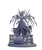 Carmilla Voss, The Crimson Widow – Premium Gothic Vampire Display Model | Ultra‑Detail 3D Printed Resin Figure