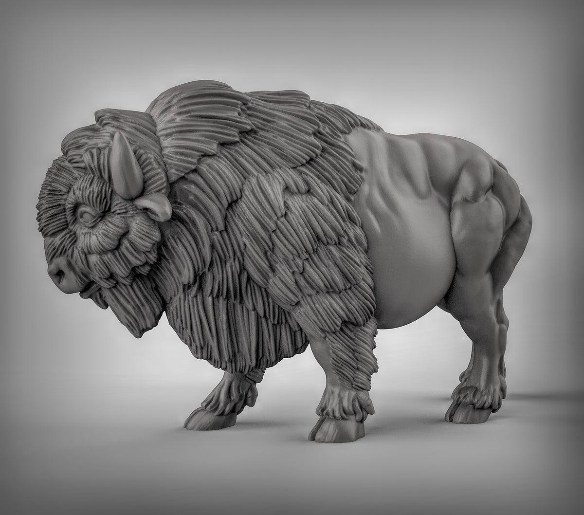 a sculpture of a lion with wings on it's back