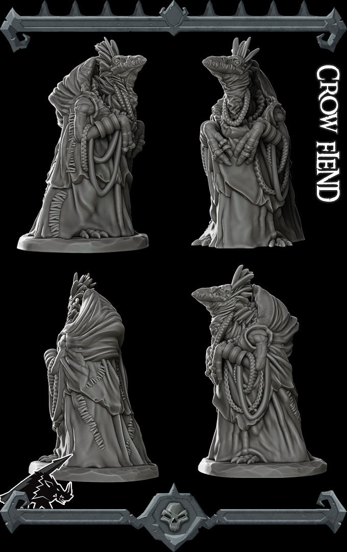 a set of three statues of a wizard