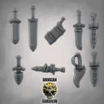 Daggers Kit Bashing parts - Resin Mini | DnD & Tabletop | 28mm