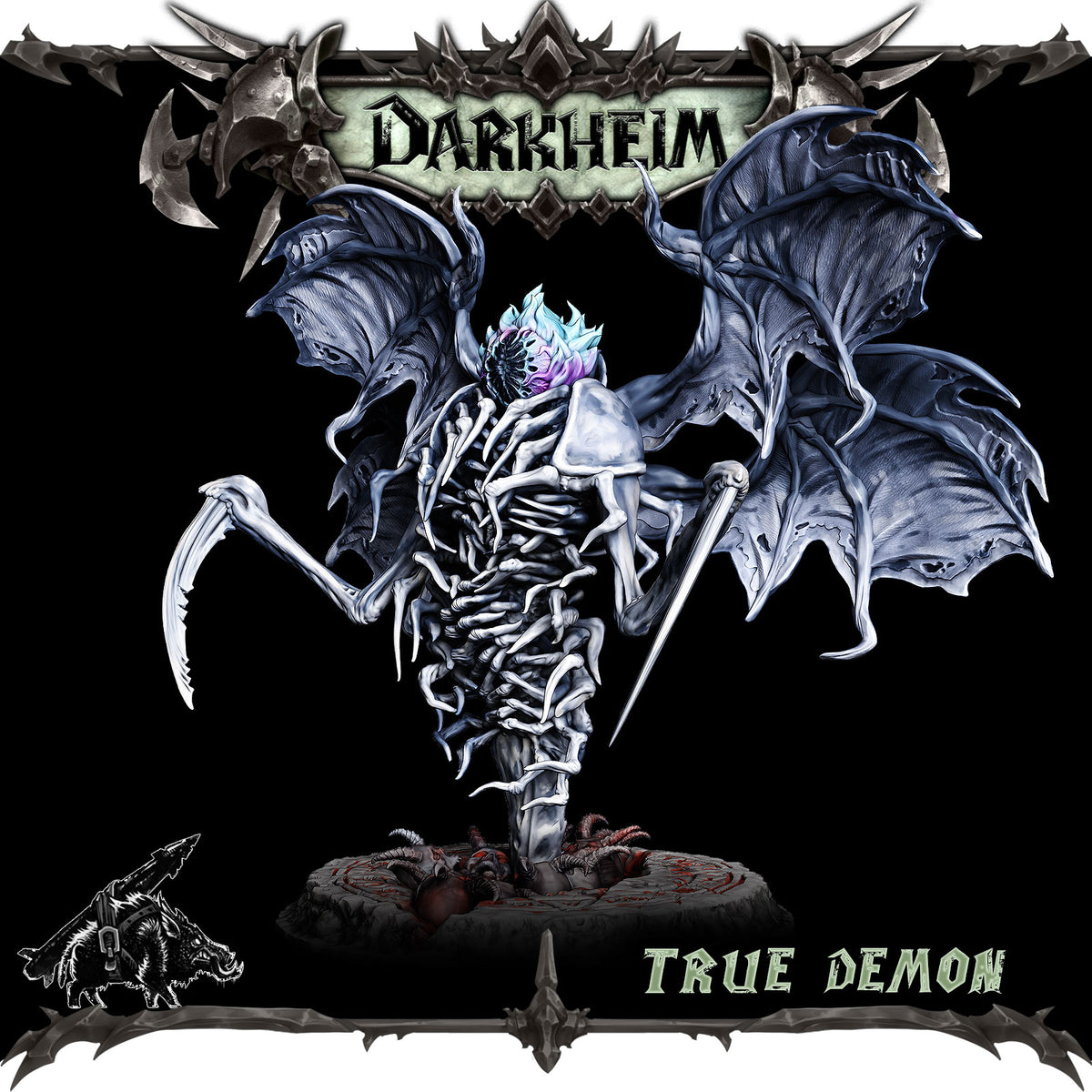 TRUE DEMON - RPG DARKHEIM COLLECTION | Dungeons and Dragons | Pathfinder | Epic Miniatures l 3D Printed Resin Miniatures l Grimdark (Copy)