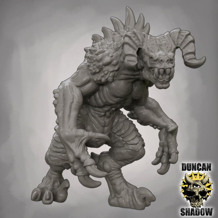 Death Draco 1 Project G.E.O.F.F - Resin Mini | DnD & Tabletop | 28mm