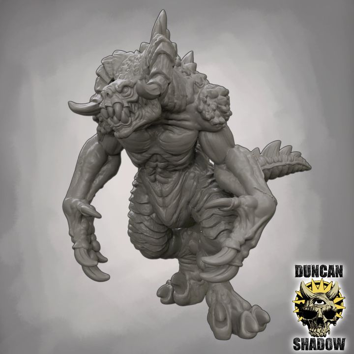Death Draco 1 Project G.E.O.F.F - Resin Mini | DnD & Tabletop | 28mm