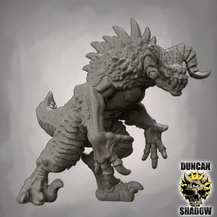 Death Draco 1 Project G.E.O.F.F - Resin Mini | DnD & Tabletop | 28mm