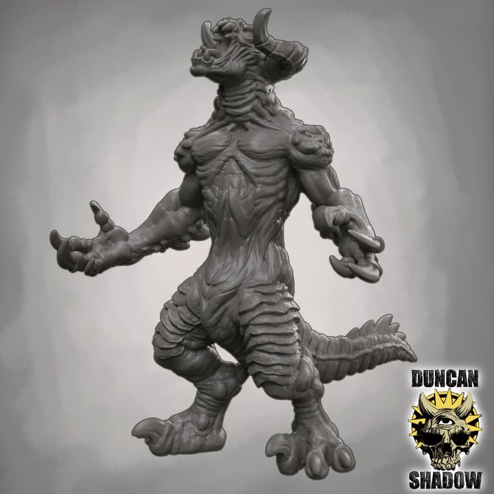 Death Draco 2 Project G.E.O.F.F - Resin Mini | DnD & Tabletop | 28mm